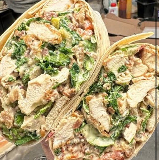 Chicken Caesar Wrap.