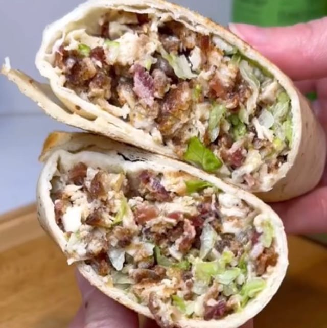 Chicken Bacon Ranch Wrap.