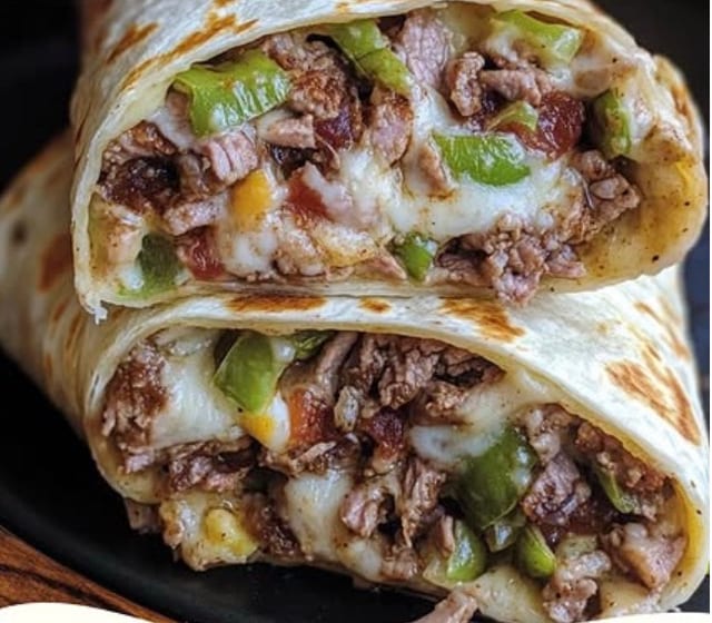 Cheese Steak Wrap.